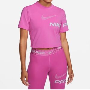 Nike Pro pink set women top and leggings